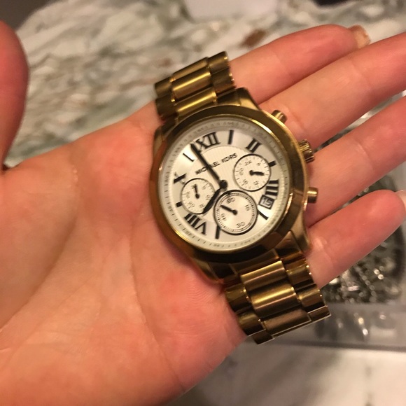 Gold Michael Kors watch